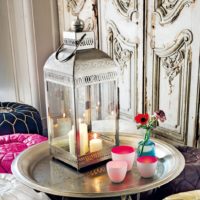 Bougies décoratives de style oriental