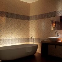 Éclairage décoratif dans la salle de bain