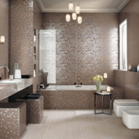 Salle de bain moderne dans une maison privée