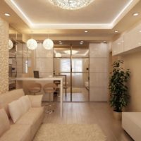 Éclairage LED pour un plafond à deux niveaux