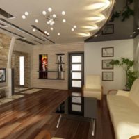 Conception de plafond combiné avec des inserts décoratifs