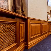 Finitions décoratives pour le chauffage en bois massif
