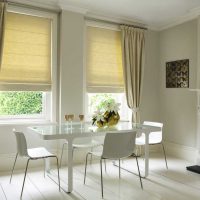Salon blanc de style minimalisme