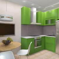 Conception de cuisine avec éclairage de plafond