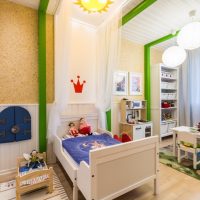Une chambre confortable pour une petite fille