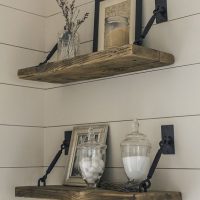 Étagères en bois décoratives de bricolage