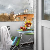 Table à thé sur le balcon de Khrouchtchev