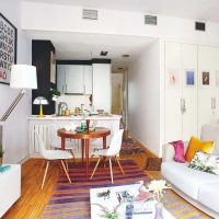 Intérieur d'un petit studio