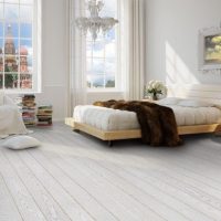 Plancher de bois clair