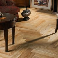 Pose de parquet à chevrons