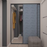 Conception de couloir avec penderie