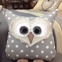 Coussin décoratif en forme de hibou