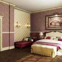 Intérieur de chambre de style classique