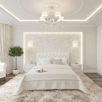 Plancher gris dans une chambre blanche