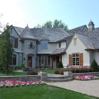 Terrasse devant une maison privée