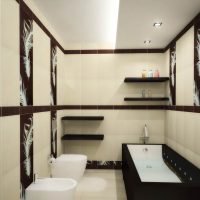 Decoración de baño de estilo oriental