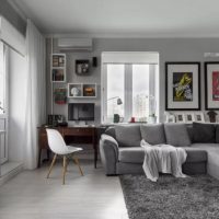 Intérieur de salon de couleur pastel