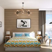 Lambris pour le mur de la chambre