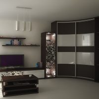 Mobilier d'entrée avec placard d'angle