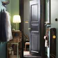 Intérieur couloir sombre