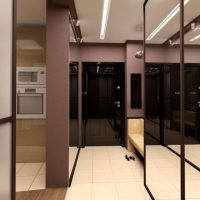 Armoire coulissante avec portes miroir
