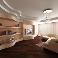 Une chambre spacieuse dans un style moderne