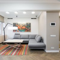 Éclairage de salon de style moderne