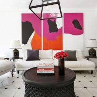 Image modulaire avec un motif lumineux