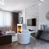 Intérieur minimaliste du salon