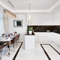 Cuisine blanche Art Nouveau