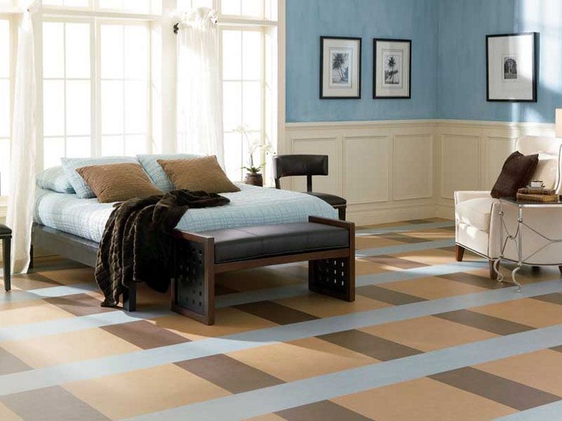 Marmoleum à l'intérieur du salon