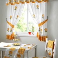 Beau décor de cuisine en textile