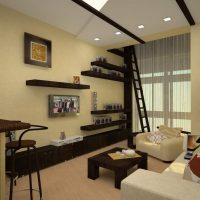 Salon haut plafond