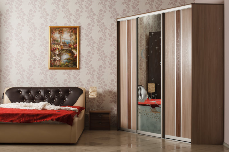 Armoire d'angle trapézoïdale