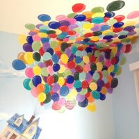 Appliques en papier de couleur de conte de fées