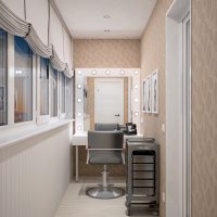 Balcon design dans un style moderne