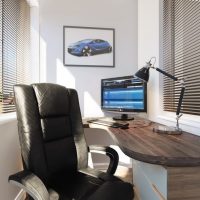 Chaise de bureau noir