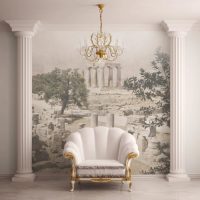 Decoración de paredes con pintura artística.