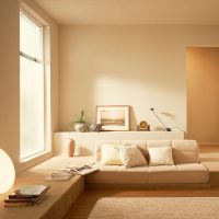 Décoration de salon minimaliste