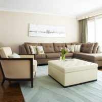 Table basse beige
