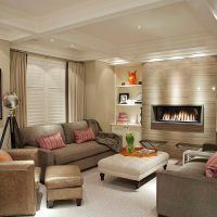 Salon design avec deux canapés
