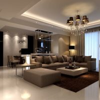 Plancher en vrac brillant