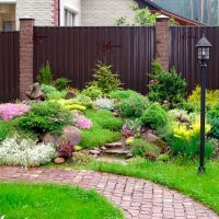 Longue lampe de jardin