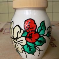 Pot de bricolage avec du sel
