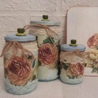 Beau set de cuisine pour produits en vrac