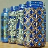Décoration de boîtes d'argent