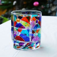 Coupe en verre teinté