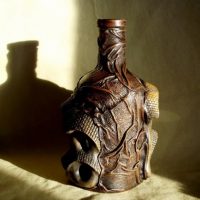 Utiliser du tissu dans un décor de bouteille
