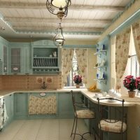 Design de cuisine de style provençal