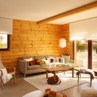 Céramique dans une maison en bois